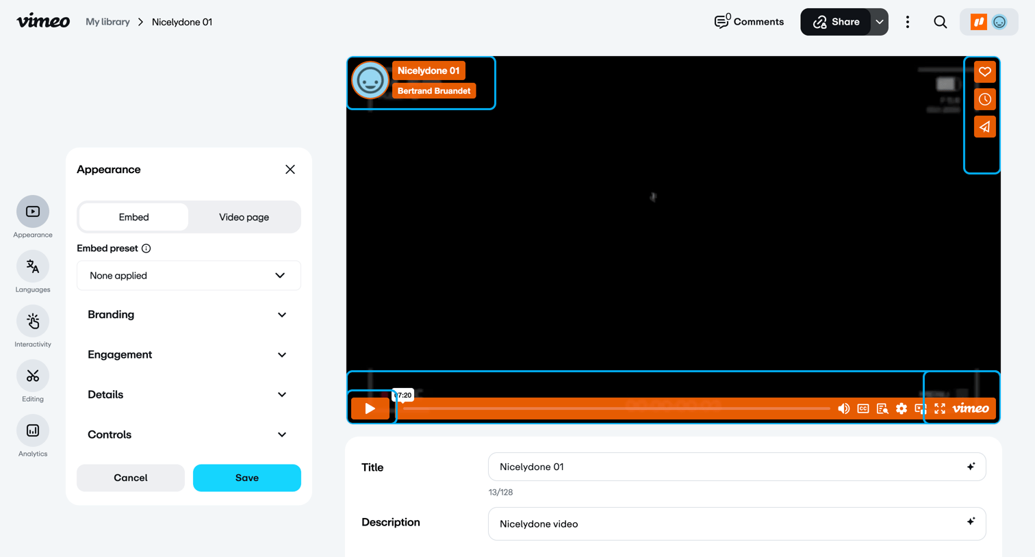 Vimeo - Nicelydone 01 screen