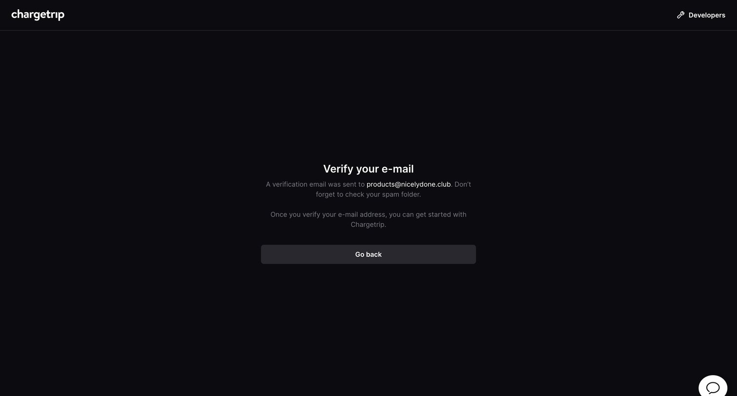 Chargetrip - Chargetrip - Sign in screen