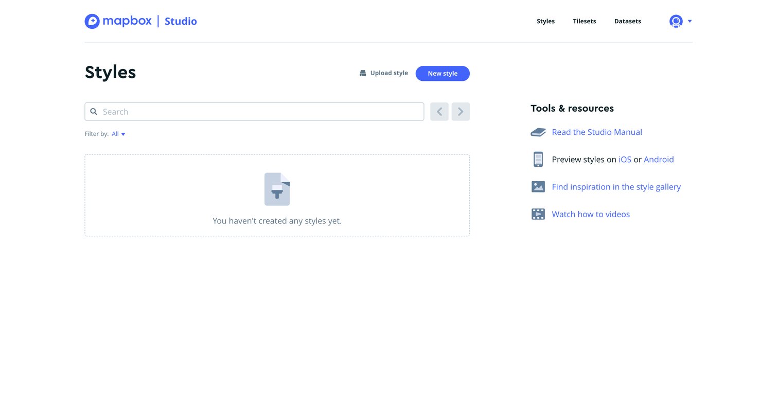 Mapbox Studio from Mapbox
