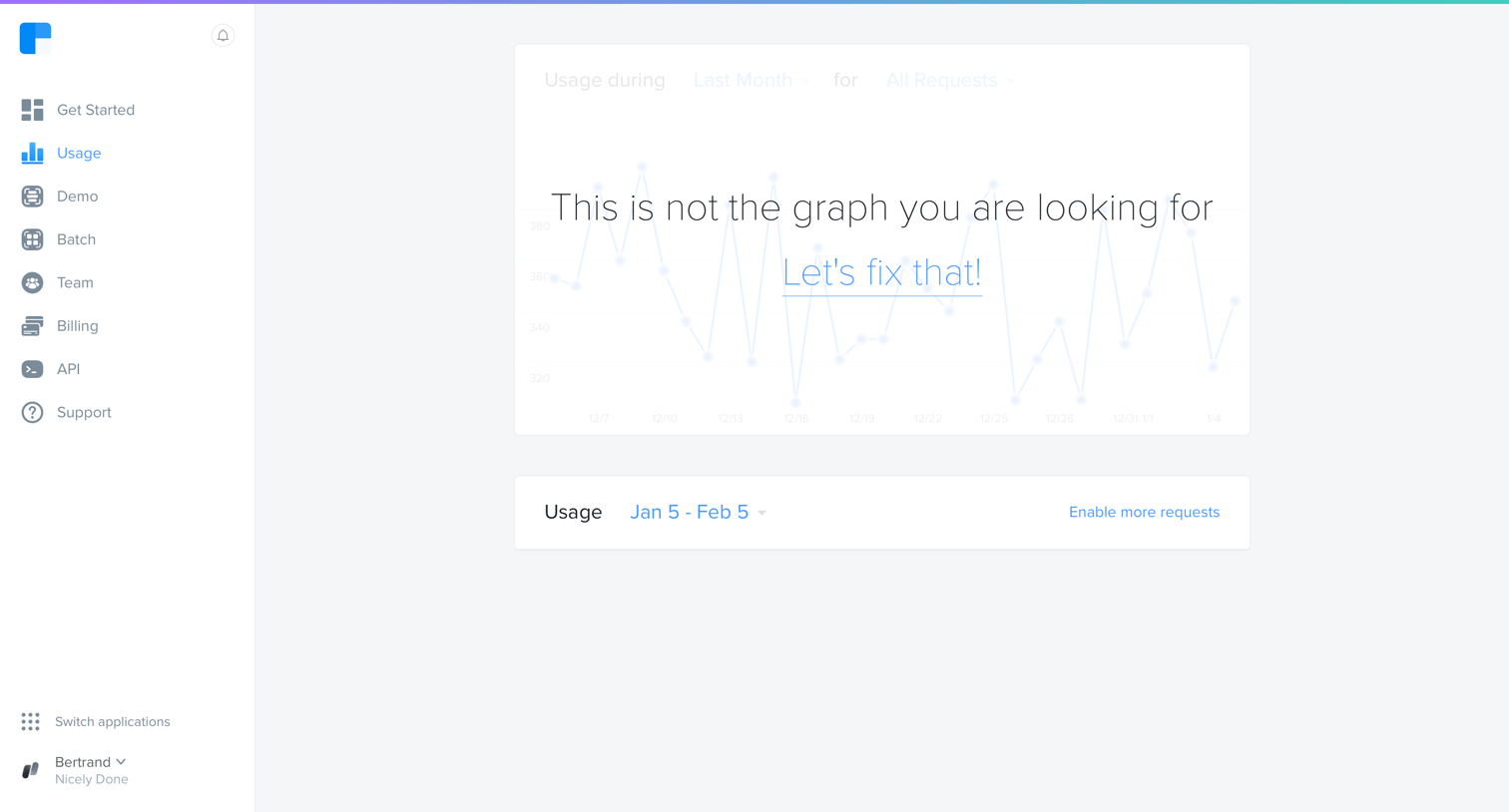 Clearbit screen