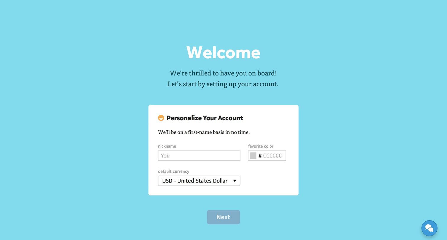 Cushion - Onboarding screen