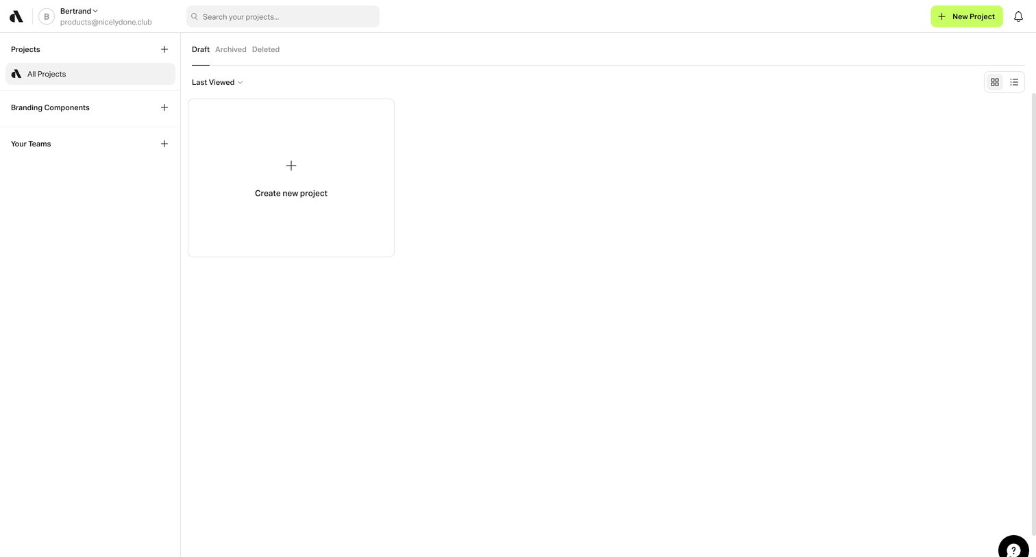 Artboard Studio - Projects | Artboard Studio screen