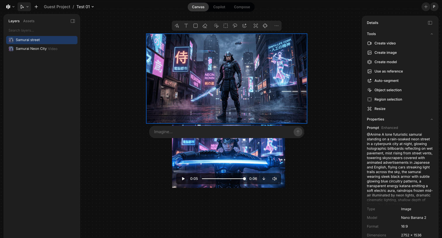 Morphic - Test 01 / Guest Project - Morphic Studio screen