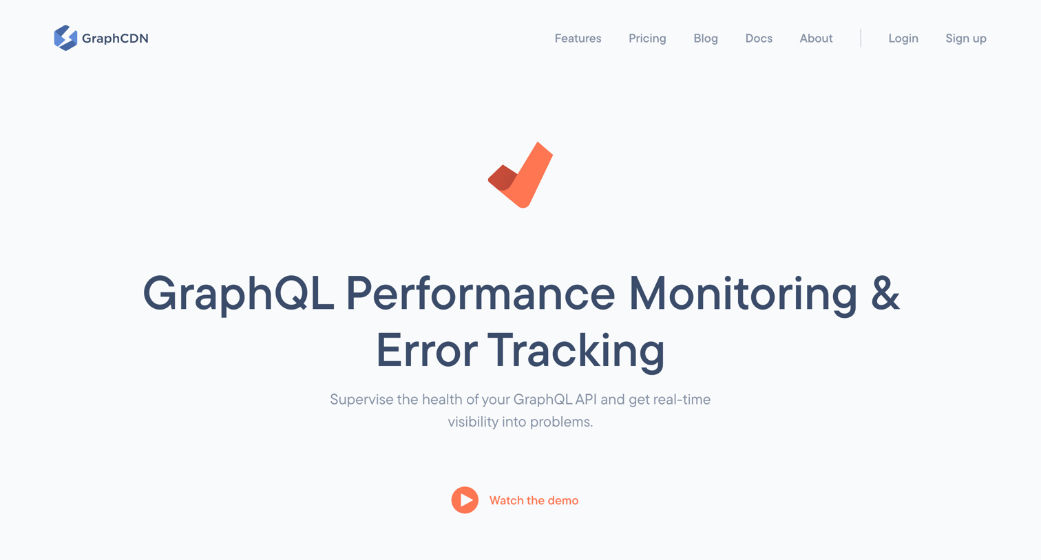 GraphCDN - GraphQL Performance Monitoring | Error Tracking – GraphCDN screen