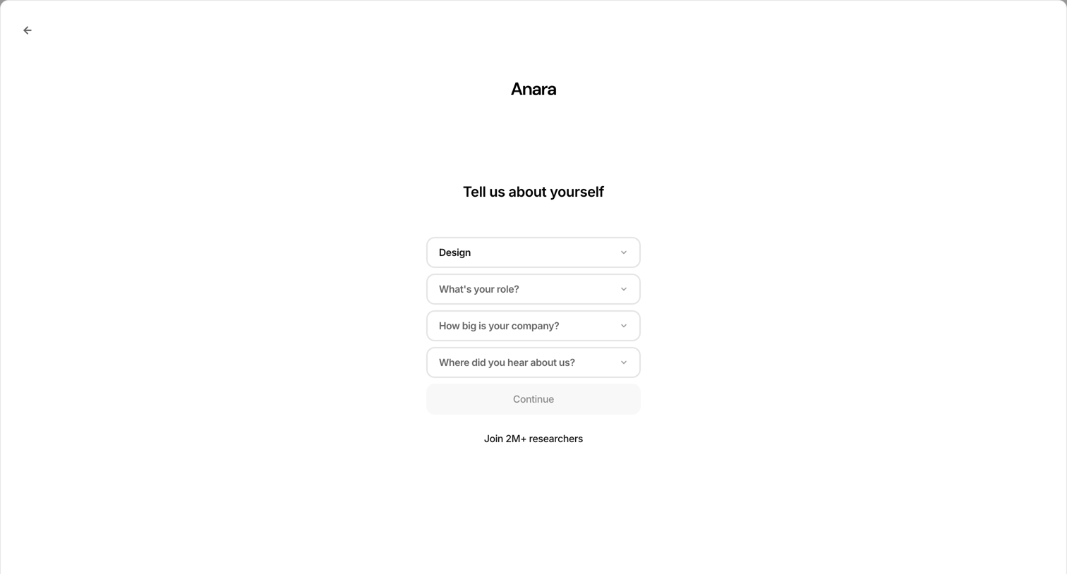 Anara - Anara | Faster research screen