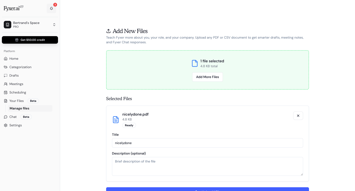 Fyxer - Fyxer AI screen