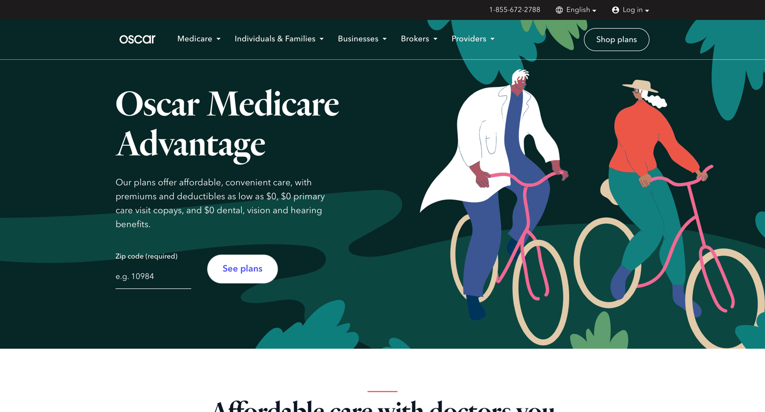 Oscar - About - Oscar Medicare Advantage screen