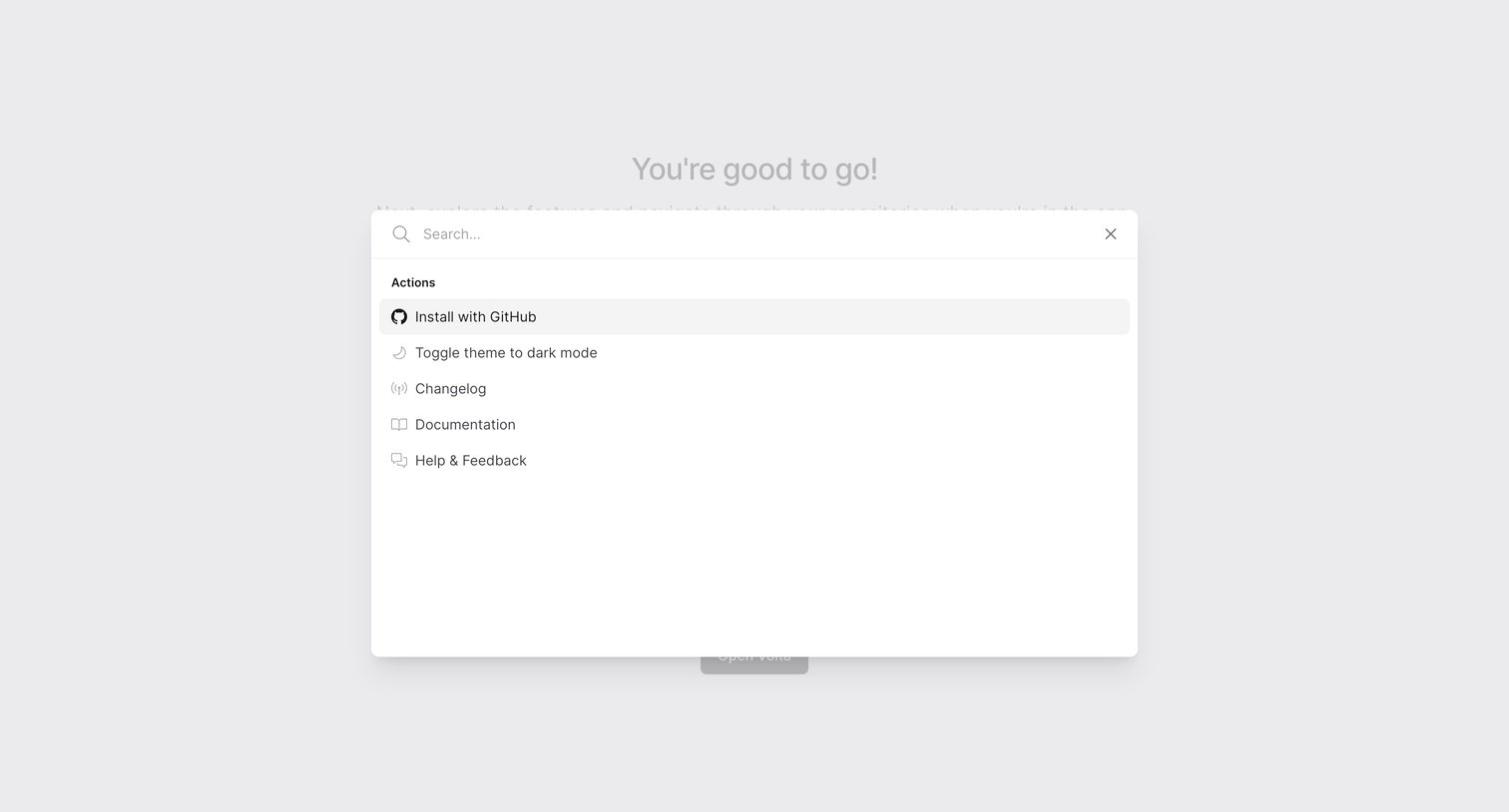 Volta - Supercharged GitHub Experience · Volta screen