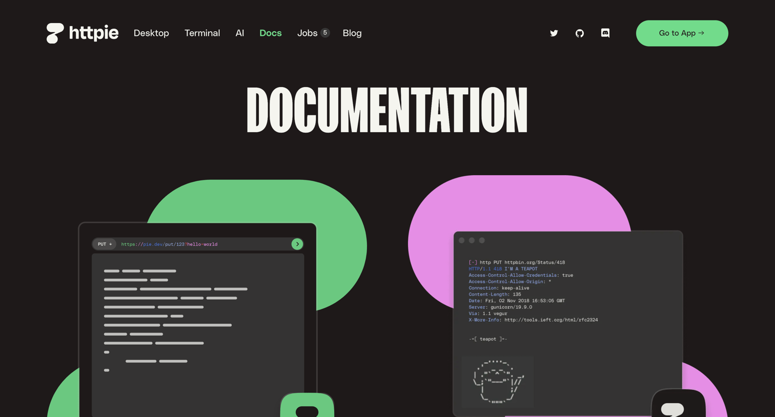 Httpie - Docs – HTTPie screen