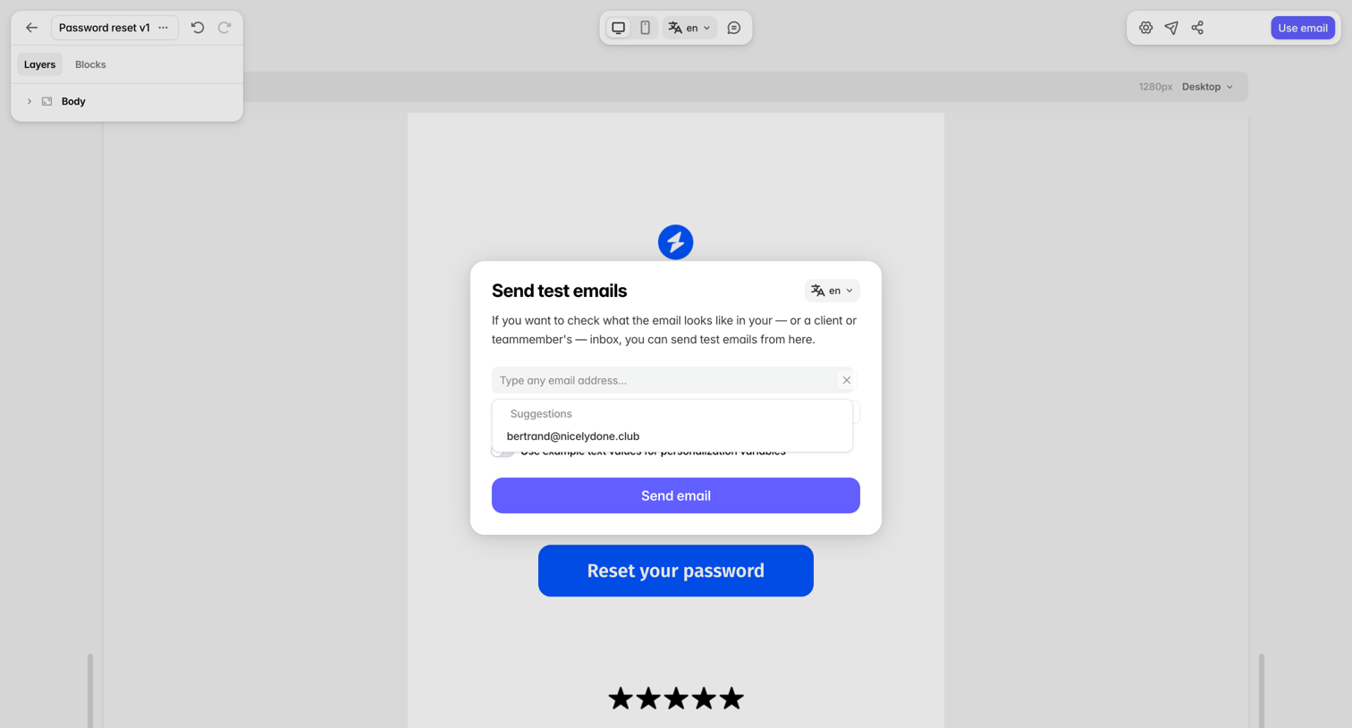 Tabular - Editor — Tabular screen