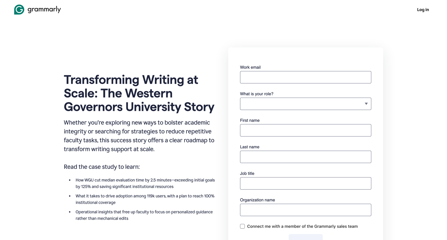 Transforming Writing at Scale The Western Governors University Story from Grammarly