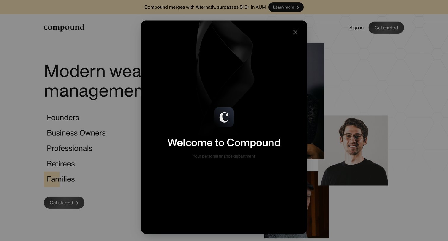 Compound Planning - Compound Planning | Modern Wealth  Investment Management screen