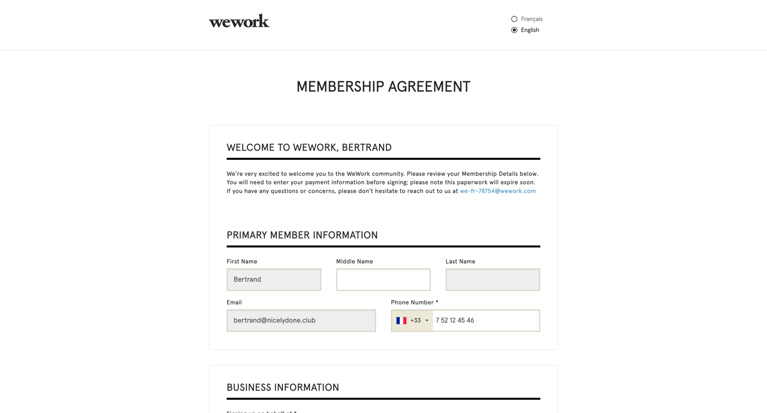 WeWork - WeWork - Do What You Love screen