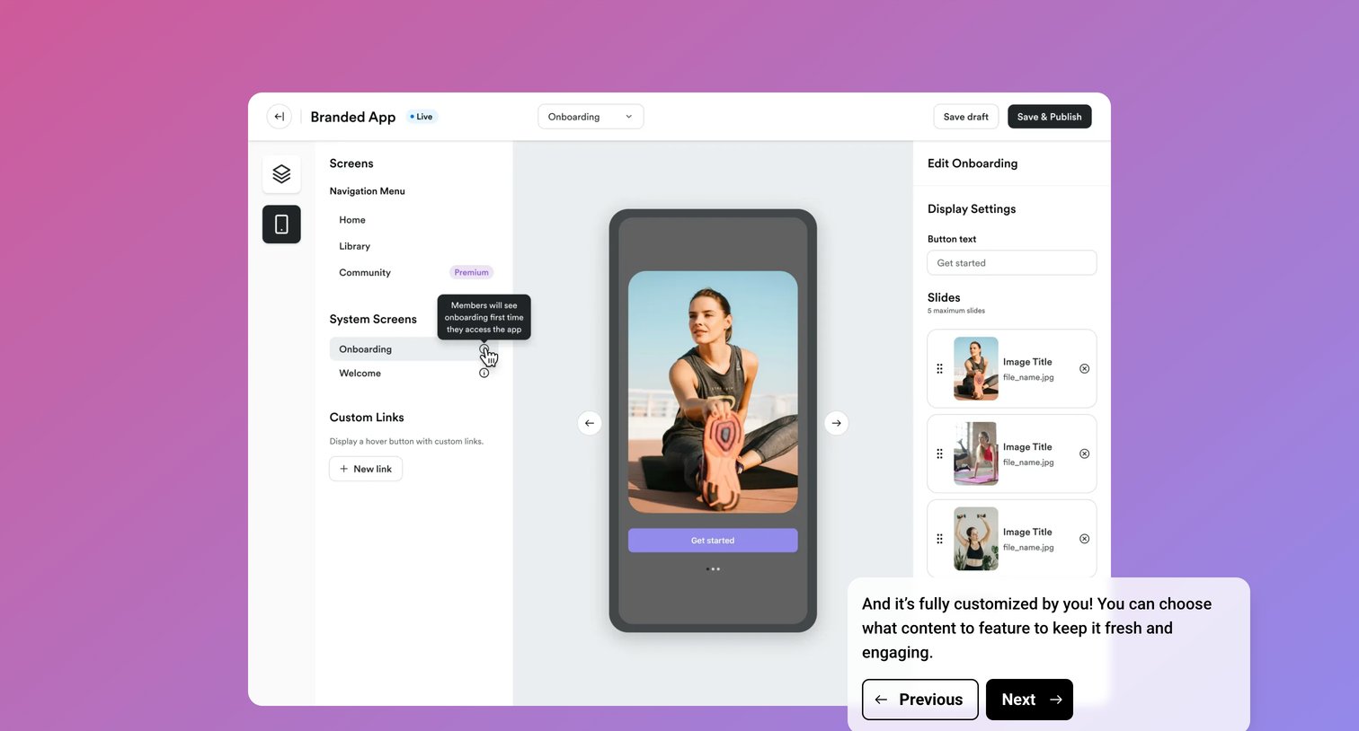 Kajabi - Your Brand. Your App. screen