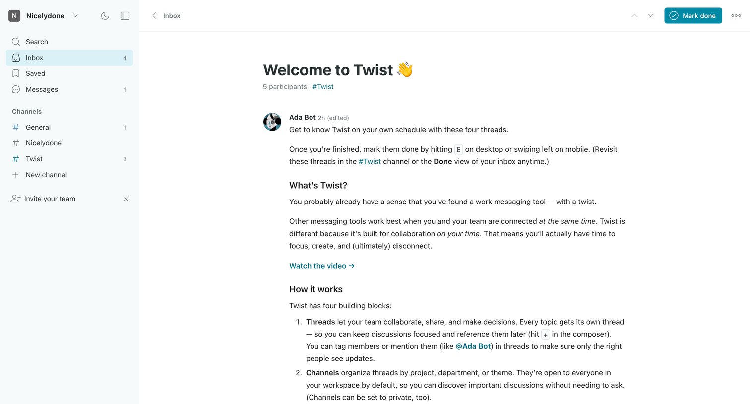 Welcome to Twist | · Nicelydone from Twist