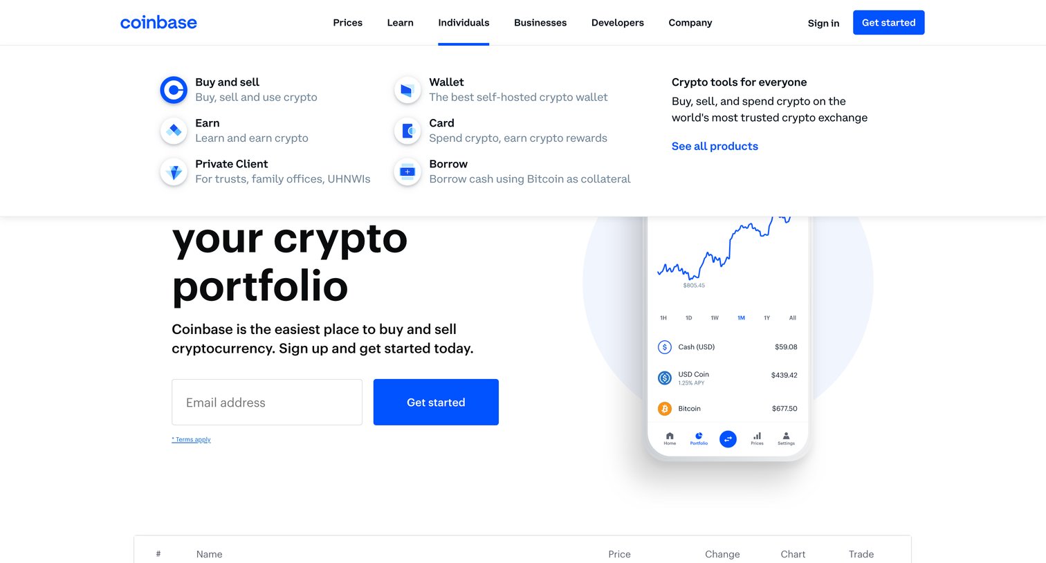 Coinbase - Coinbase – Buy | Sell Bitcoin, Ethereum, and more with trust screen