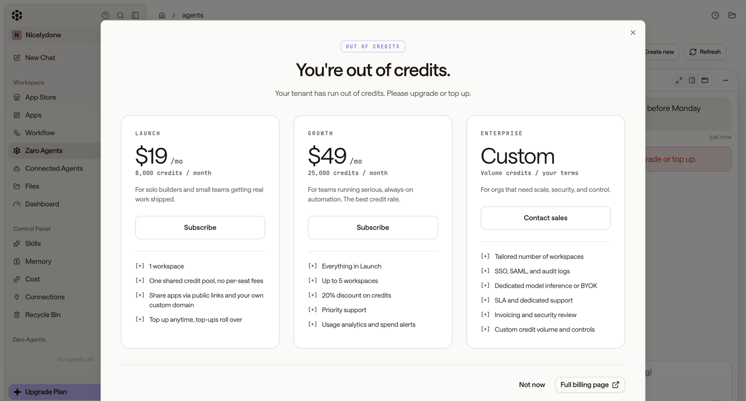 Zaro - Zaro - The Context Layer for Enterprise AI screen
