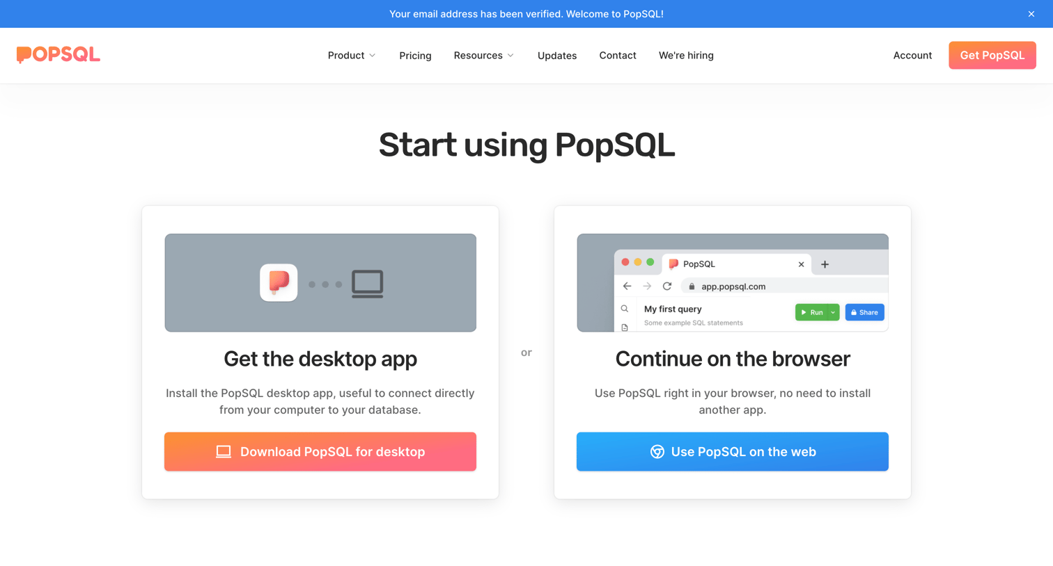 PopSQL - PopSQL - Collaborative SQL editor for teams - Download our SQL to screen