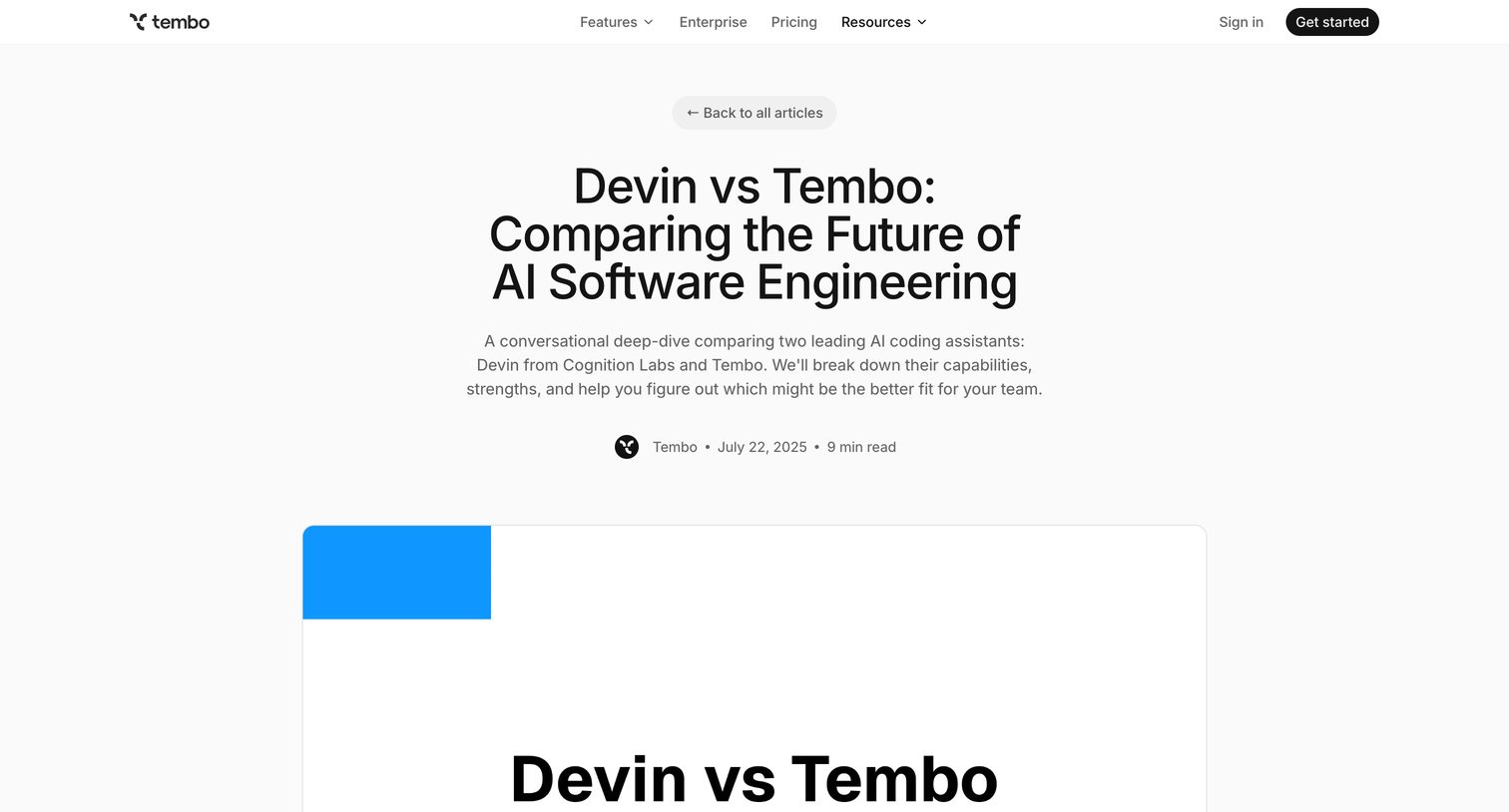 Devin vs Tembo Comparing the Future of AI Software Engineering – Tembo from Tembo
