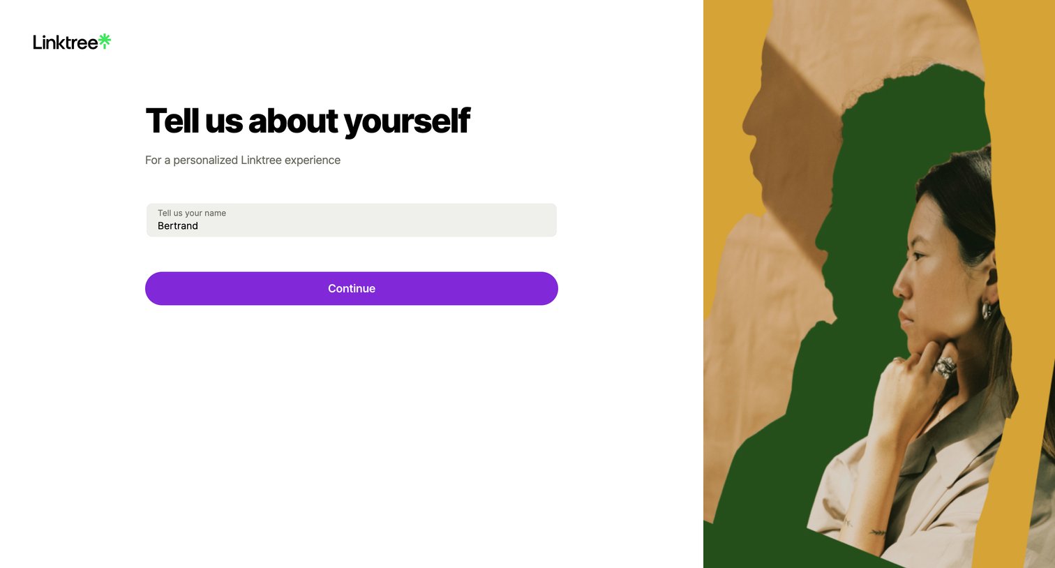 Linktree - Linktree | Create an account for free screen