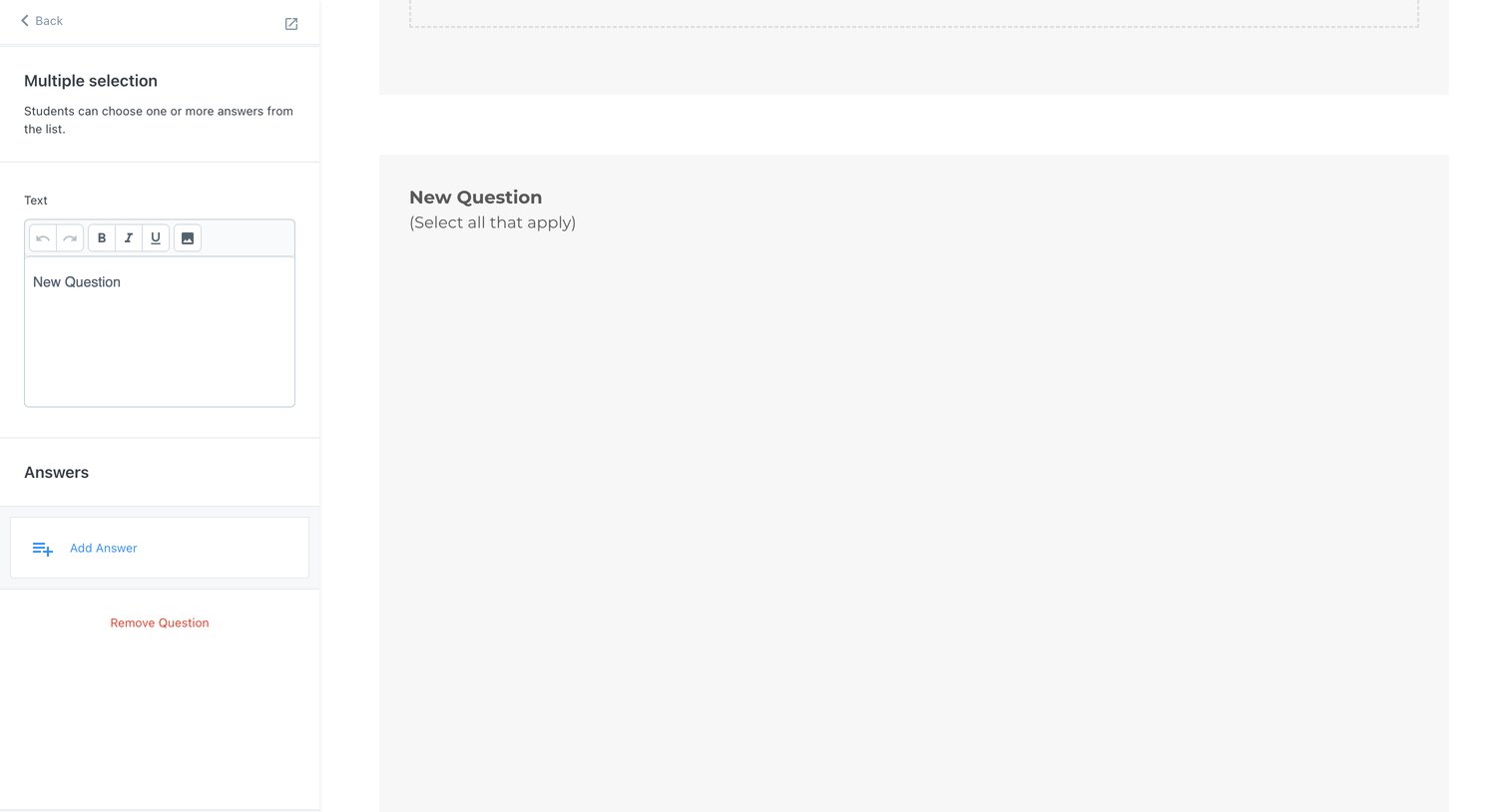 Kajabi - Kajabi - adminassessments2148407014questions screen