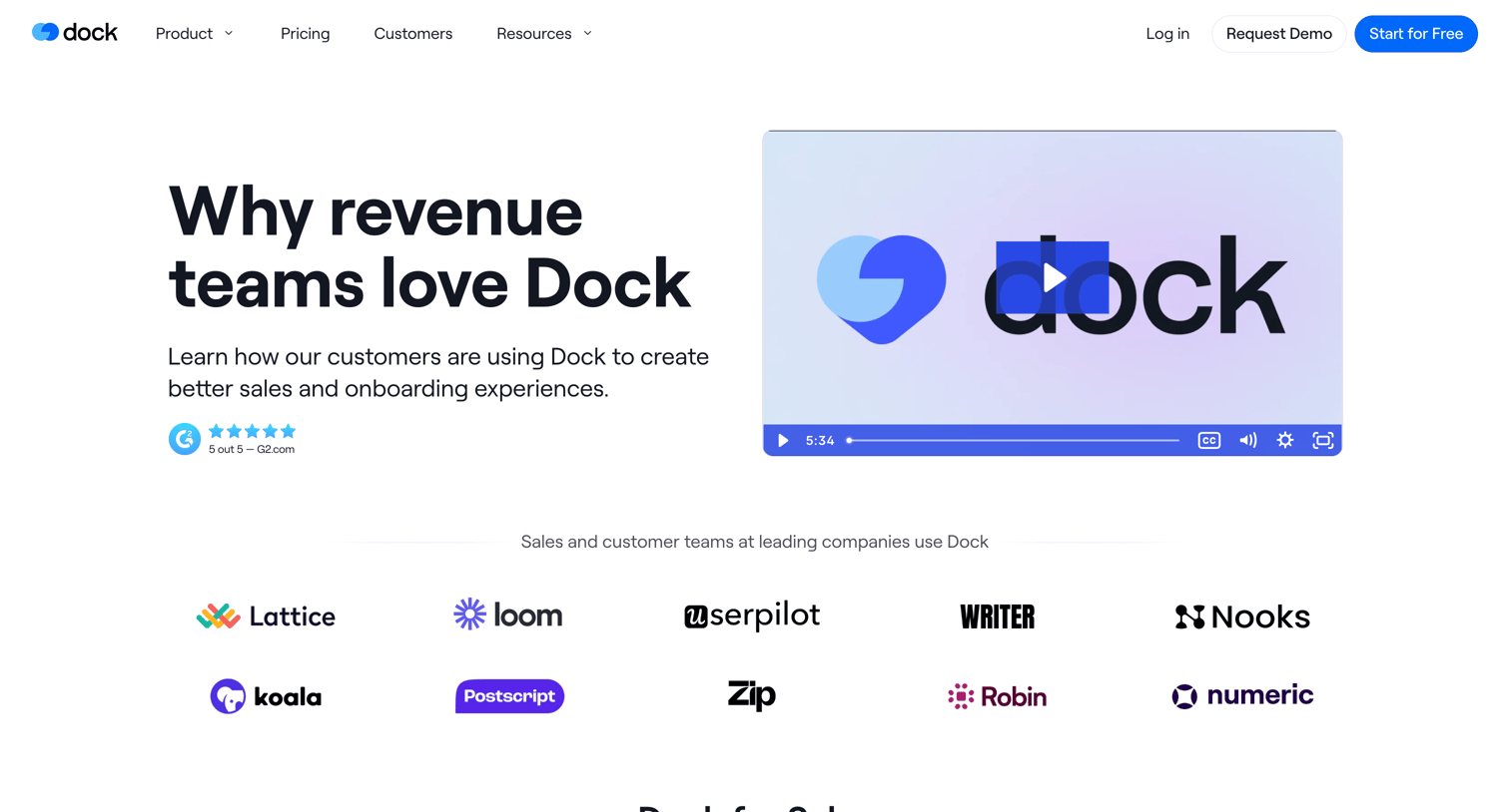 Dock - Dock Customer Stories | Case Studies, Testimonials & Reviews screen