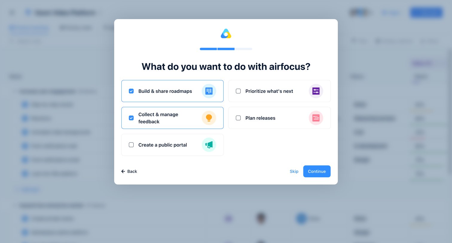 Airfocus - airfocus screen