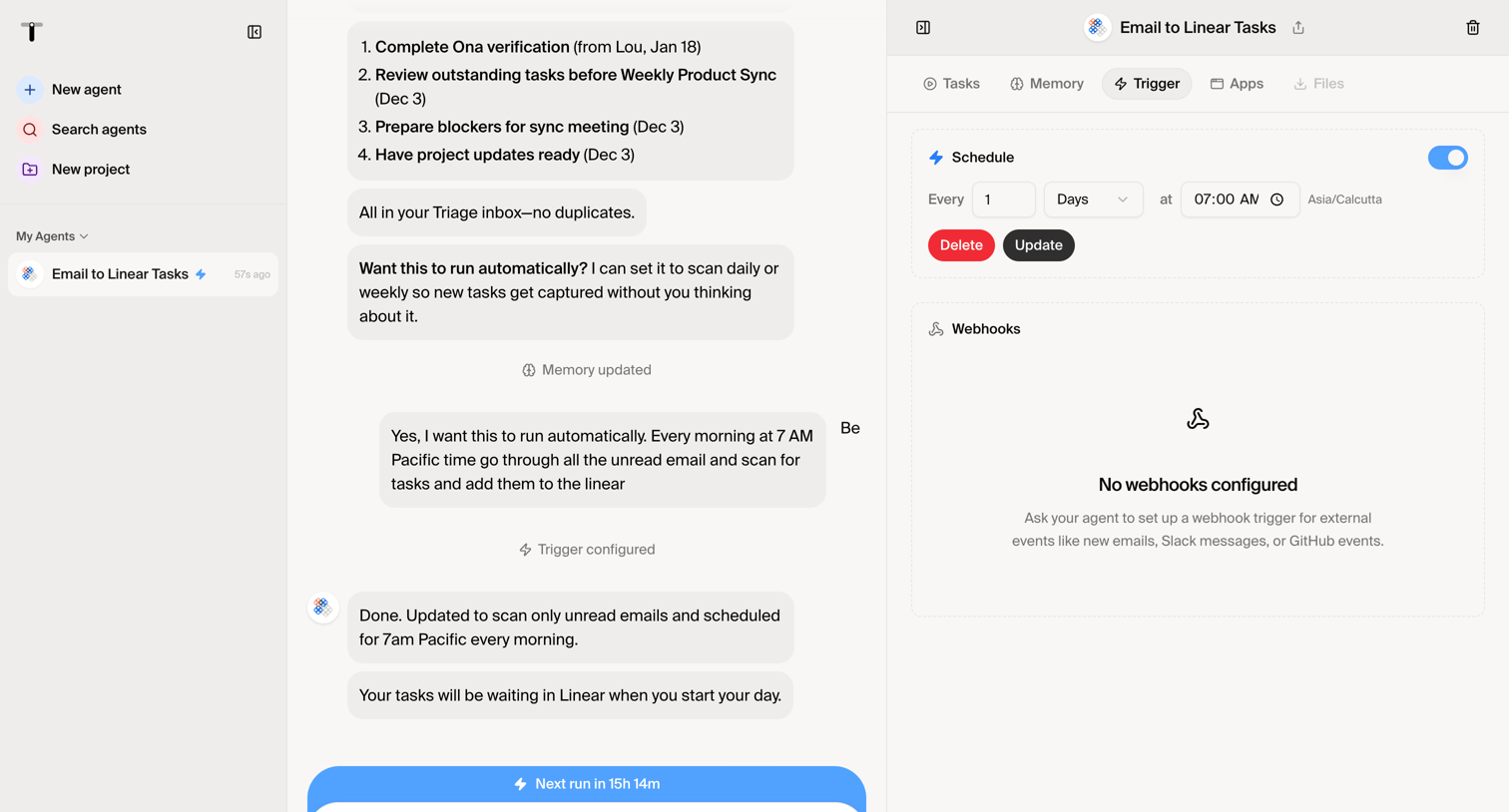 Twin - Twin - Automate anything screen