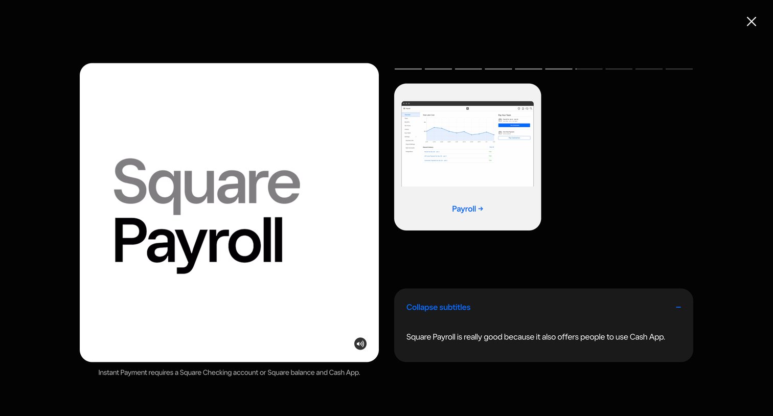 Square - Square | Solutions For Your Small, Medium Large Business screen