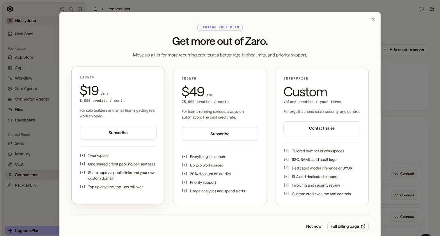 Zaro - Zaro - The Context Layer for Enterprise AI screen