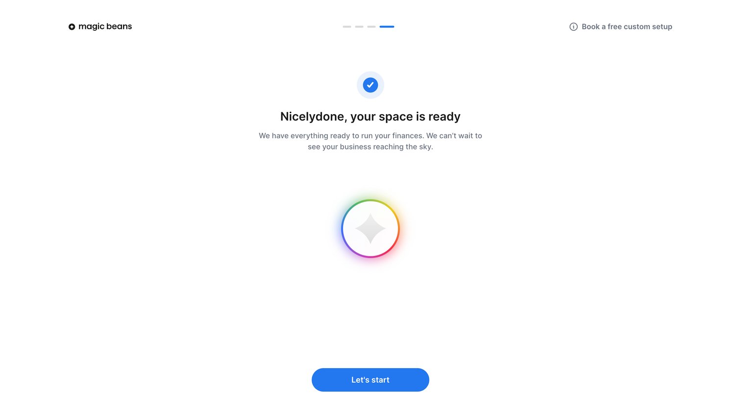 Onboarding - Magic Beans from Magic Beans