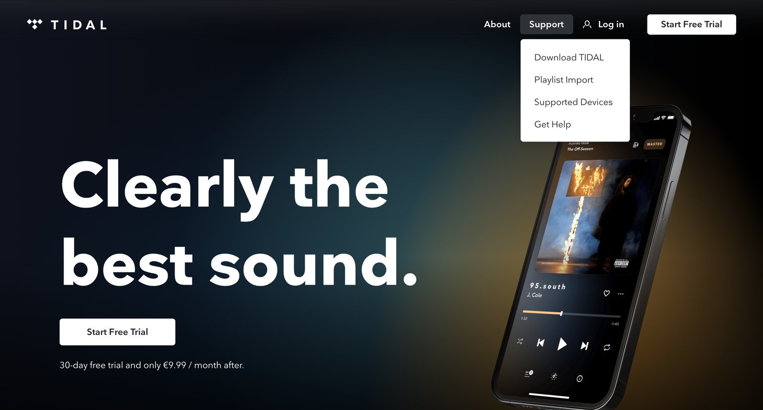 Tidal - TIDAL - High Fidelity Music Streaming screen