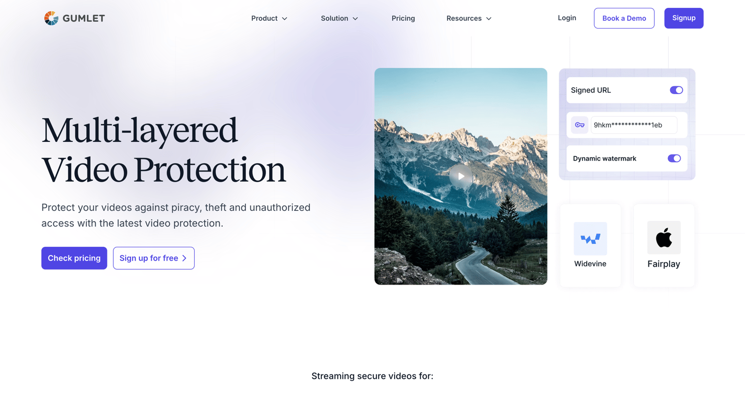 Gumlet - Multi-layered Video Protection screen