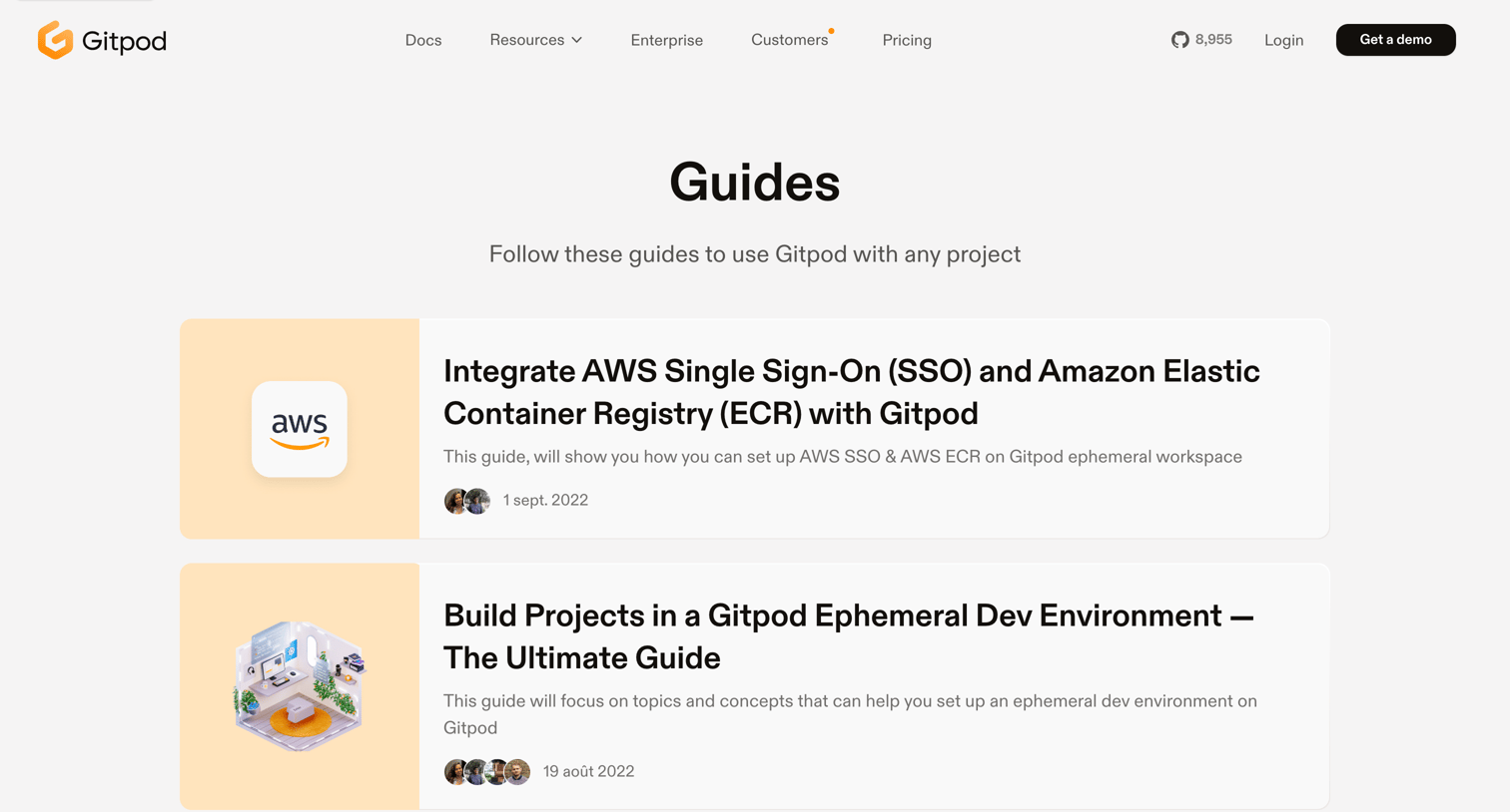 Guides from Gitpod