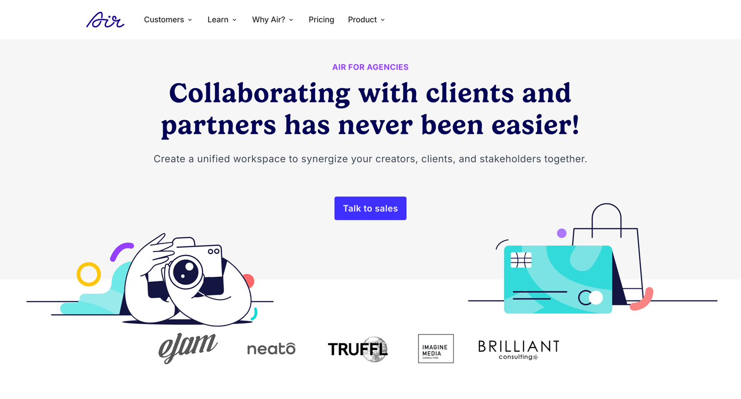 Air - Creative Ops Software for Agencies | Air screen