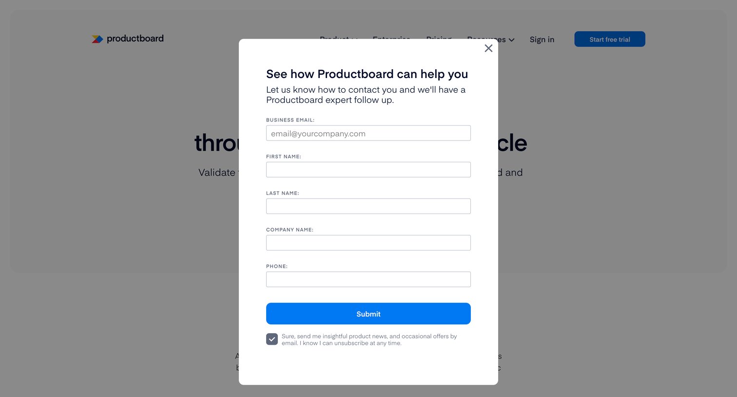 Productboard - Product Engagement Software | Productboard screen
