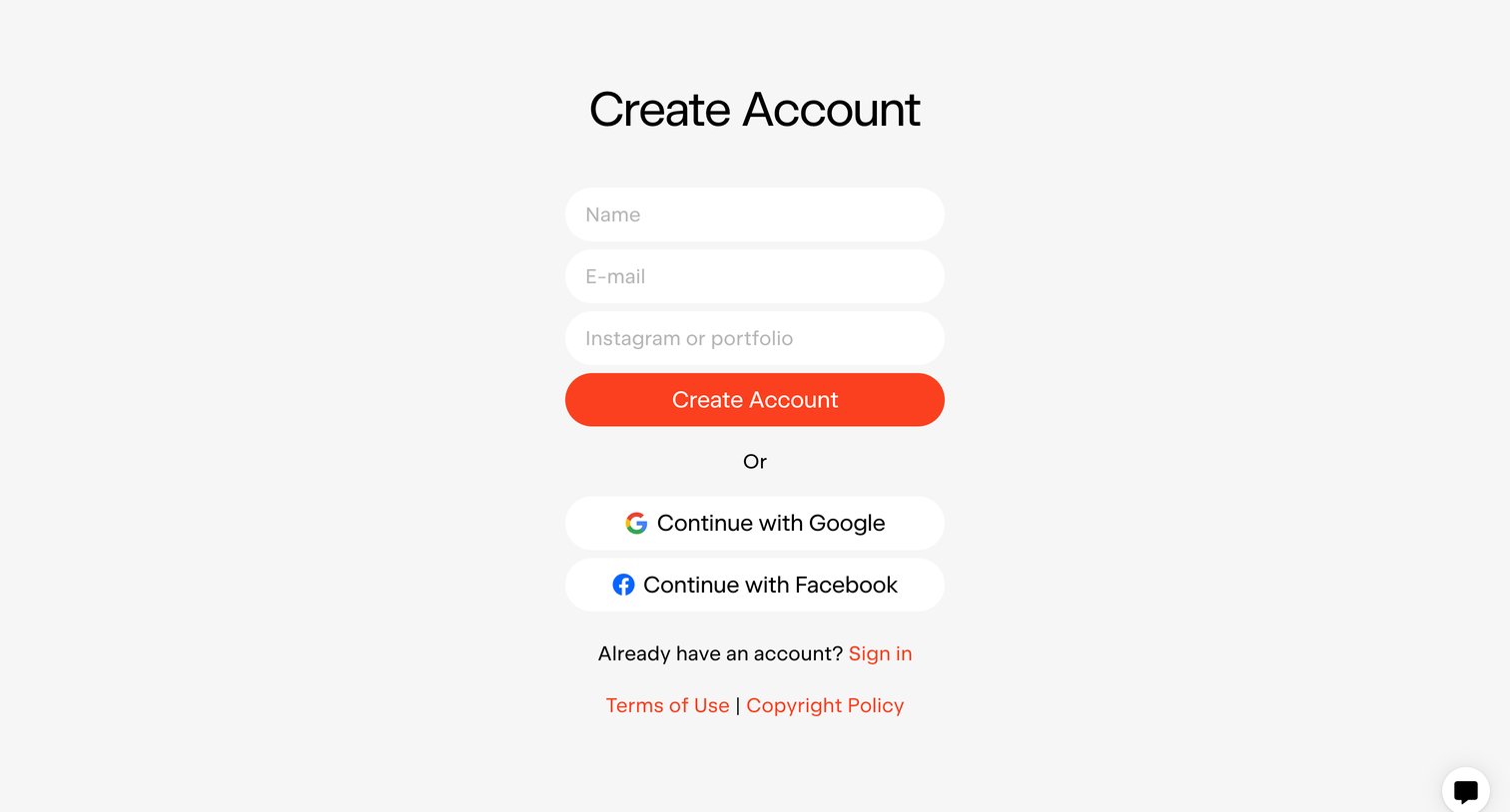 Exactly - Create account - Exactly.ai screen