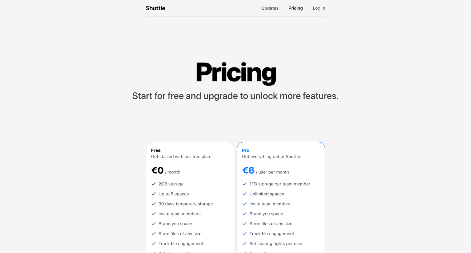 Shuttle - Shuttle – Your files. Your rules. screen