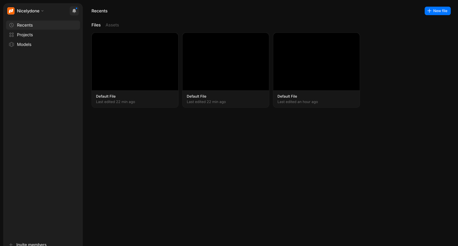 Morphic - Dashboard - Morphic Studio screen