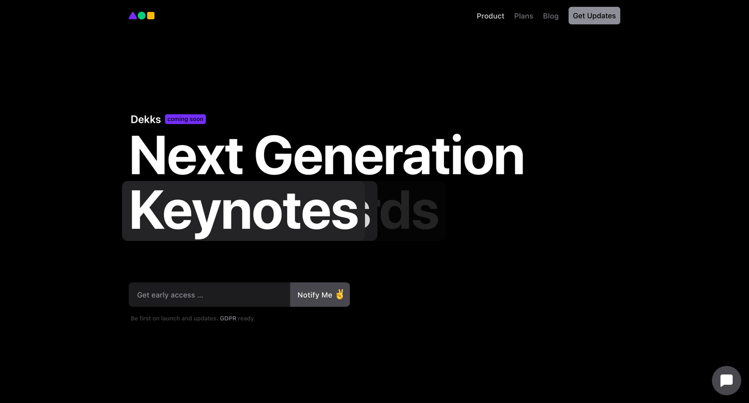 Dekks - Dekks | Next Generation Presentations screen