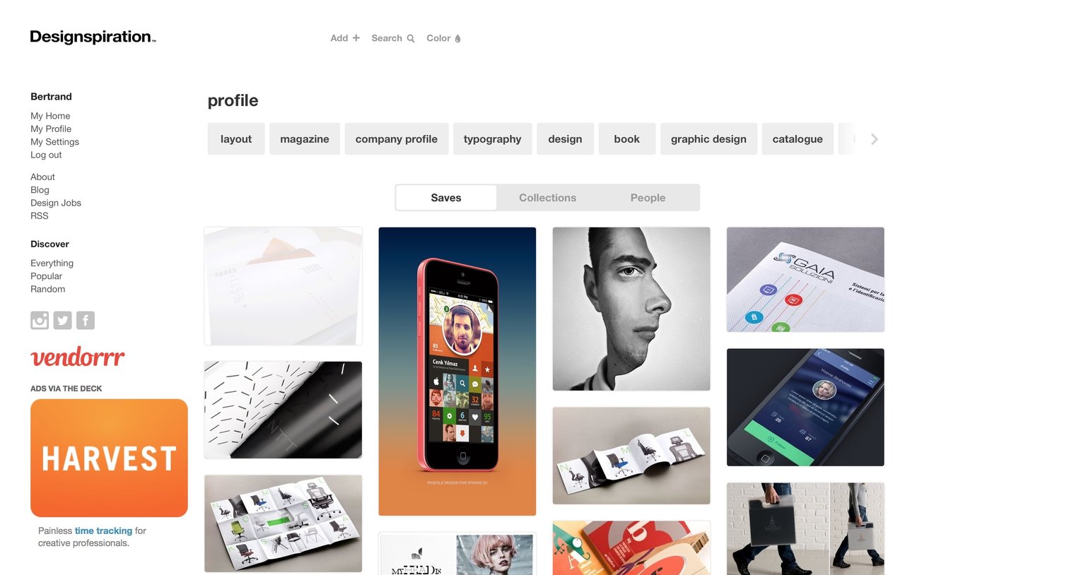 Search from Designspiration