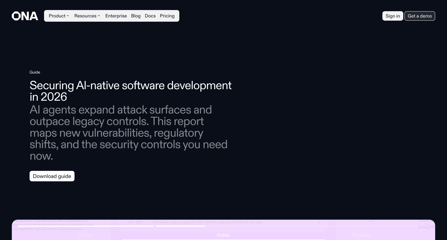 Securing Al-native software development in 2026  Ona - AI software engineers from Ona