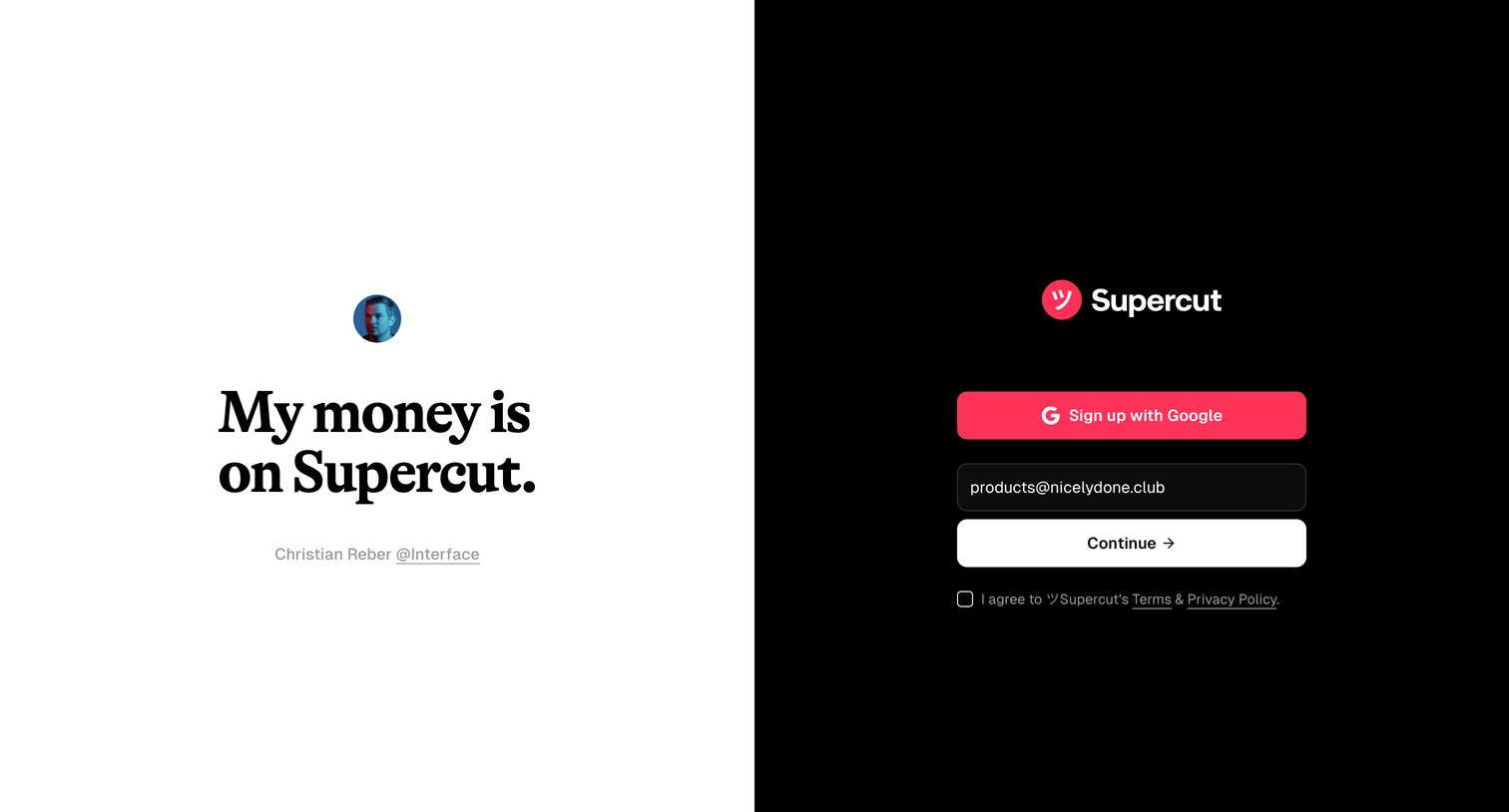 Supercut - M74Y60DGWYPOF screen