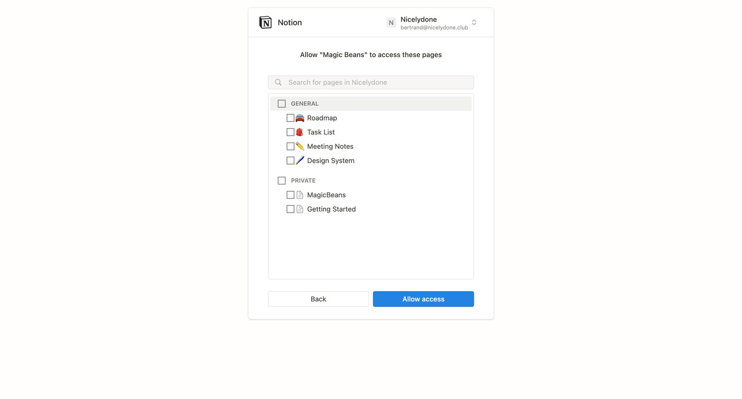 Magic Beans - Notion – The all-in-one workspace for your notes, tasks, wikis, a screen
