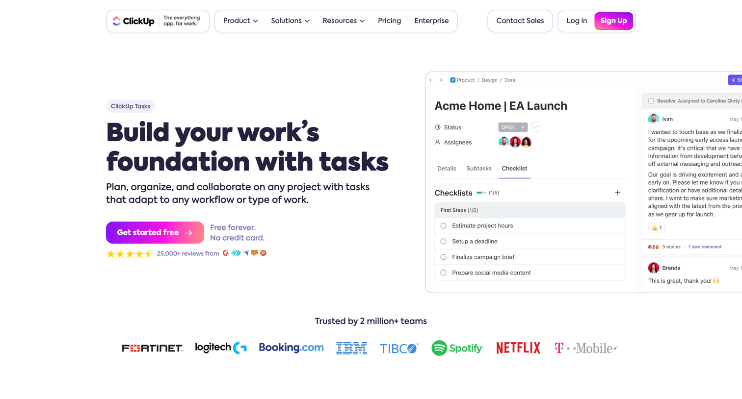 ClickUp - Managing Tasks with ClickUp screen