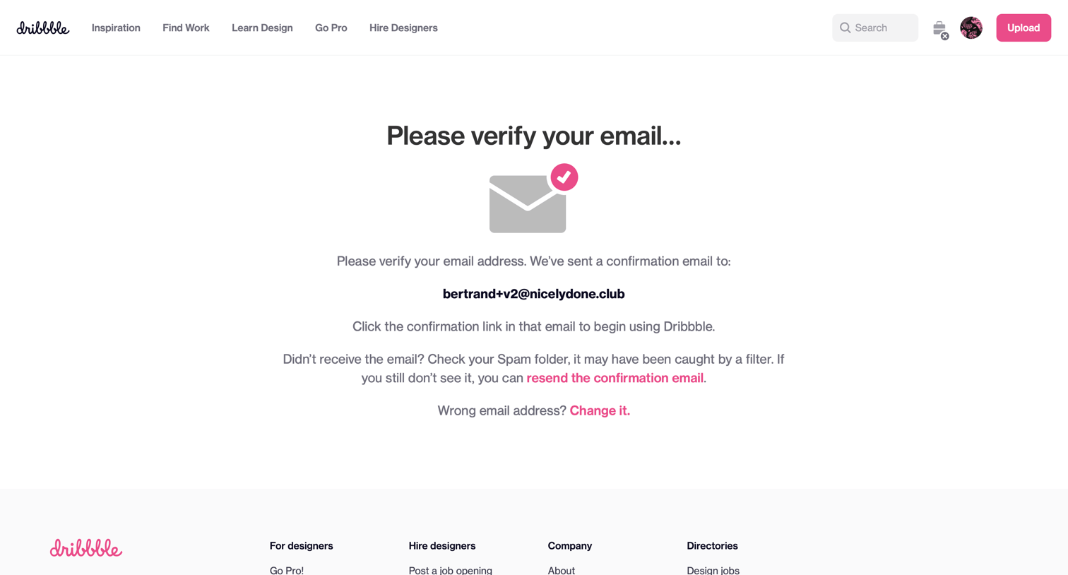 Dribbble - Dribbble - Discover the World’s Top Designers & Creative Professionals screen