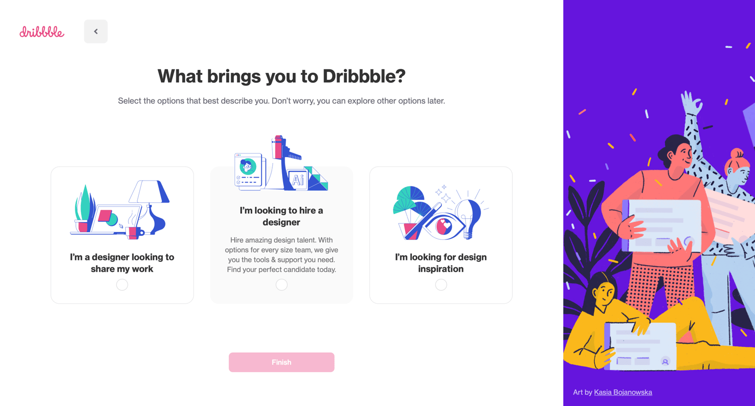 Dribbble - Dribbble - Discover the World’s Top Designers & Creative Professionals screen