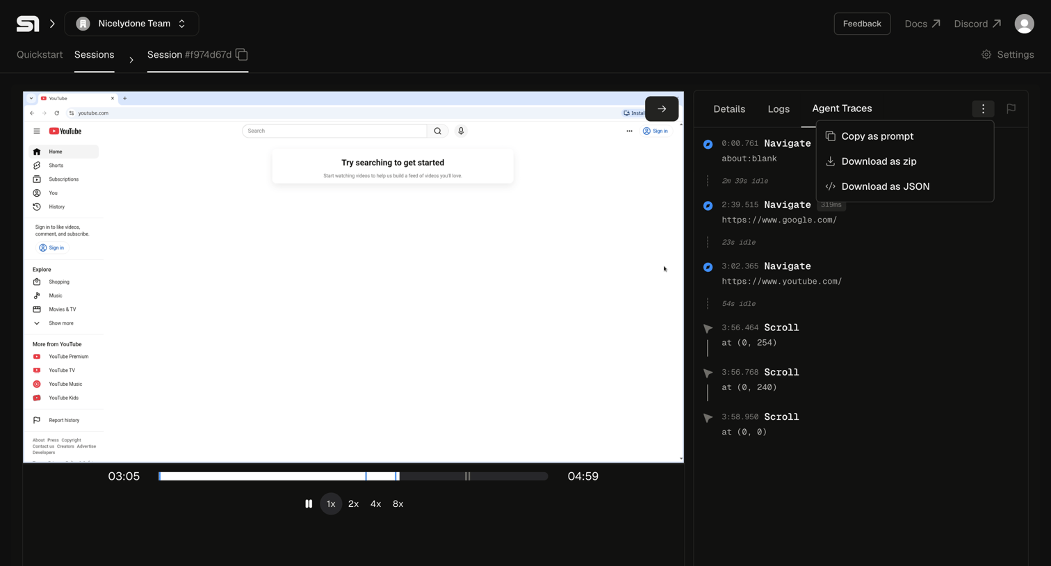 Steel - Steel | Open-source Headless Browser API screen