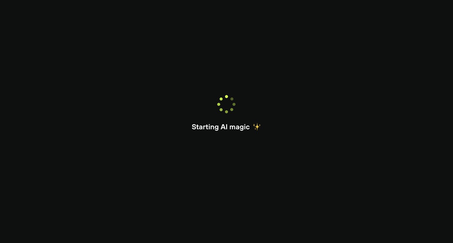 Meiro - AI challenge · Meiro screen