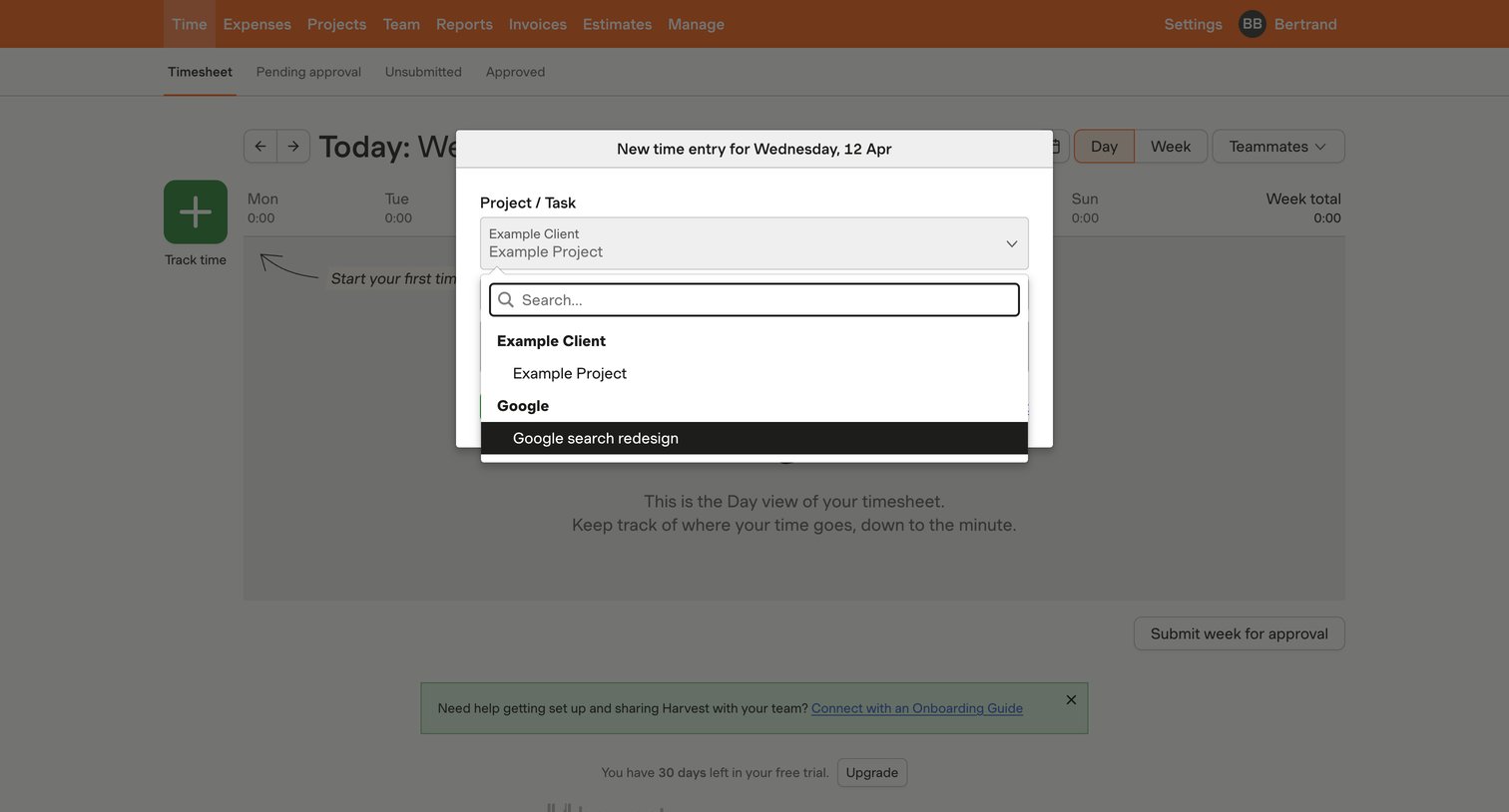 Timesheet – nicelydone – Harvest from Harvest
